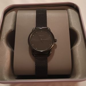 Fossil watch in black with new battery